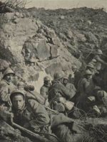 Vojáci bojující v bitvě u Verdunu 1916.